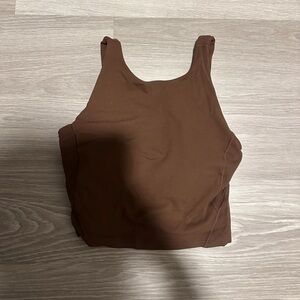 Lululemon high neck align tank- size 6- java
